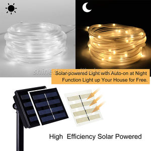 Navidad 0.55วัตต์28ft อบอุ่นสีขาวนำเชือกพลังงานแสงอาทิตย์สตริงแสงคริสต์มาสไฟตกแต่ง - Product Image 4