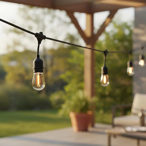 ไฟ LED Edison แบบสายกันน้ำ IP65 แสงวอร์มไวท์ สำหรับตกแต่งสวนในร่มและกลางแจ้ง - Product Image 5