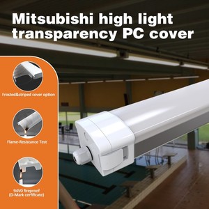 China Factory 40W IP66 IK10 LED Aluminum TriProof <b>Light</b> 180LM/W for <b>Workshop</b> Parking Garage - Product Image 6