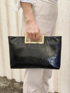 Women's sparkly <b>handbag</b>, stylish PU leather chain tote bag, sophisticated party crossbody bag. - Product Image 4