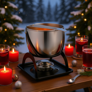 Juego de brasero Spring Feuerzangenbowle de acero inoxidable con bandeja y cuchara para decoración de fiestas - Product Image 3