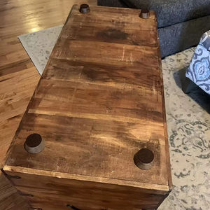 Rehausseurs de meubles en bois de noyer Rehausseurs de lit haut de gamme pour le nettoyage et la commodité - Product Image 3