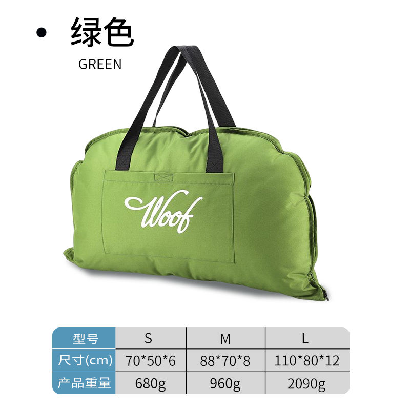 Style extérieur vert coréen de tapis d'animal familier nouveau