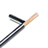 Venta al por mayor de cobre trenzado AWG 4-14 cable eléctrico aislado de PVC Alambre de nylon revestido THWN THHN para uso industrial