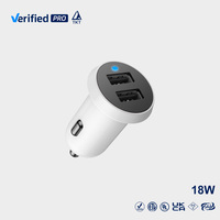 Pengisi Daya Mobil TKT New QC dengan Pengisi Daya Mobil Mini untuk Pengisian Cepat Ponsel Tablet Tipe C Pengisi Daya Mobil Adaptor USB