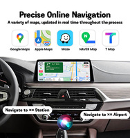 Interface sans fil CarPlay et Android Auto pour BMW EVO 2018-2019, navigation Android Auto, Mirror Link, Airplay
