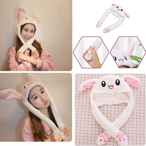 <span class=keywords><strong>Gorro</strong></span> Luminoso para Niños: Presiona la Oreja para Hacer que se Mueva - <span class=keywords><strong>Gorro</strong></span> de Invierno <span class=keywords><strong>con</strong></span> <span class=keywords><strong>Luz</strong></span> LED de Dibujos Animados y Parte Superior Redonda - Product Image 1