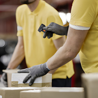 Effon barato OEM ODM barato portátil usable anillo de dedo inalámbrico 1D 2D manos libres lector de código de barras para inventario