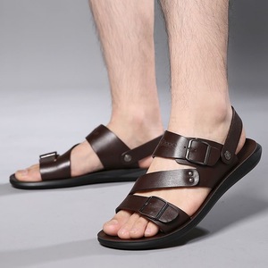 Sandalias de Cuero Japonesas para Hombre con Nuevo Diseño de Hebilla, Tallas Grandes 47 48 49, Gran Venta, DRC CONGO, Proveedor de Guangzhou, Zapatos Baratos de Exportación de Marca - Product Image 5