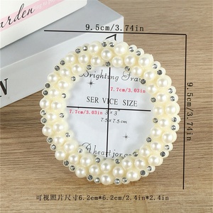 French Retro Pearl Photo <strong>Frame</strong> Table 3 6 7 8 10 Inches Heart-shaped Round <strong>Square</strong> Children's European - Product Image 6