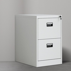Văn phòng nhà trường trắng <span class=keywords><strong>2</strong></span> ngăn kéo kim loại Tủ hồ sơ thép chỉ số Thẻ Văn Phòng lưu trữ tủ - Product Image 4
