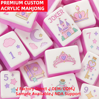 Ensemble de Mahjong sur le thème des rêves personnalisé, pièces de Mahjong pour enfants, Mahjong fantastique en acrylique, fabricant américain de Mahjong