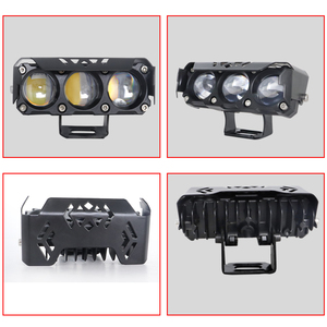 Luz LED Delantera para Motocicleta, 3SMD, Luz Alta y Baja, Amarilla y Blanca, 30W, 9-80V, Chip 3570, Luz Antiniebla para Moto - Product Image 5