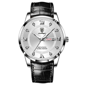Reloj automático de lujo para hombre con caja de fibra de carbono, esfera degradada efecto atardecer, correa de nailon y cristal de zafiro - Product Image 5