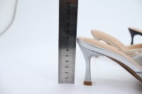 2023 nouveauté Rivet Style chaussures mince talon haut pantoufle sandales Talons dames chaussures pour femmes