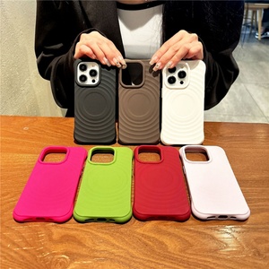 เคสโทรศัพท์กันกระแทกมีห่วงแม่เหล็กสำหรับ iPhone 15Pro ปกป้องมุมสูงสุดฝาครอบซิลิโคนสำหรับ iPhone 16 15 14อุปกรณ์เสริมโทรศัพท์ - Product Image 1
