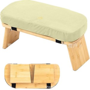 Creative <b>bamboo</b> and wood foldable yoga <b>stool</b>, portable wooden meditation <b>stool</b>, home solid wood <b>stool</b>, soft kneeling <b>stool</b> - Product Image 1