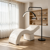 Lit ergonomique confortable pour extension de cils Salon Vente en gros Siège de chaise Table de beauté pour salon Hôtel Utilisation en extérieur