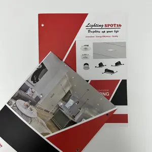 漂亮的设计定制便宜的马鞍线迹目录设计您的设计个性化小册子印刷