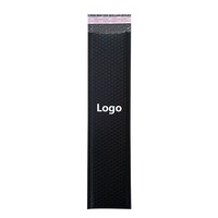 Enveloppes matelassées auto-adhésives en polyéthylène noir de haute qualité avec logo personnalisé pour chaussures et chaussettes, recyclables, taille personnalisée