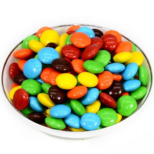 Bonbons en forme de haricot enrobés de chocolat amer de haute qualité, en gros, OEM, prêts à consommer, en vrac, provenant de l'usine du Guangxi - Product Image 1