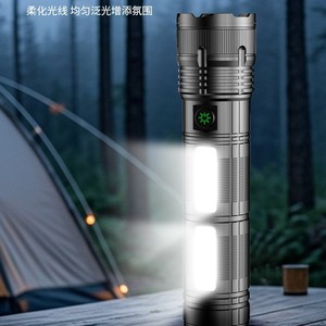 Camping Lamp Aluminum Alloy COB Side <b>Light</b> High Brightness Zoom Outdoor <b>Work</b> <b>Light</b> 3600mAh 6H Battery Life - Product Image 1