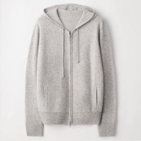 Sweats à capuche personnalisés en cachemire Ensemble de robe longue tricotée confortable pour hommes Vêtements de maison d'hiver Pyjamas Cardigan en tricot à manches longues Pull