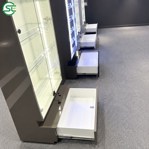 Vitrine d'exposition rétroéclairée pour accessoires de téléphonie mobile, présentoir LED, équipement de magasin de téléphonie mobile, vitrine de téléphones portables, design personnalisé pour la vente au détail - Product Image 3
