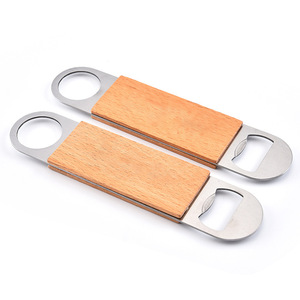 Abridor de botellas de cerveza de madera maciza al por mayor de fábrica, con chip de madera, cajón grande, abridor de botellas sencillo, abridor de tapas, destornillador - Product Image 1