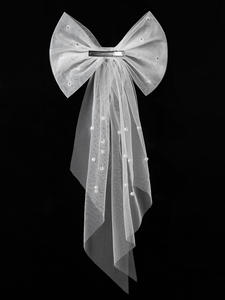 Voile de mariée et de demoiselle d'honneur en gros avec clip, décorations de fête de bachelorette, voiles à nœud papillon - Product Image 5