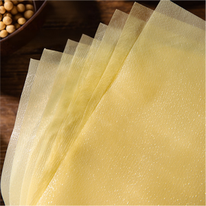 Feuilles <span class=keywords><strong>de</strong></span> tofu séchées pour fondue, cuisine asiatique, viande végétalienne, réhydratation rapide, emballage en vrac pour la restauration - Product Image 4