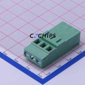 JL500HH-50803G01 Screw Terminal Block Through hole Component (THT),P=5.08mm Connector 1x3P 5.08mm Green Through Hole - Product Image 1
