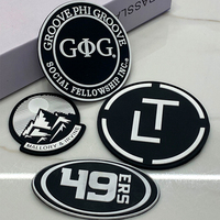 Patchs personnalisables en PVC souple et écologique, avec logo 3D en relief, motifs fleurs, alphabet, étoiles, cœurs, à crocheter ou à coudre pour chapeaux