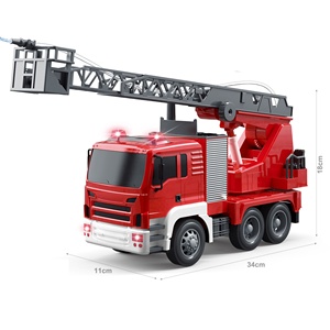 Camión de Bomberos a Control Remoto 4DRC Escala 1/14, 4 Canales, 2.4GHz, con Rociador de Agua, Escalera Telescópica <span class=keywords><strong>Manual</strong></span>, Sirena, Luces - Product Image 3