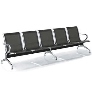 Profession eller Airport Lounge Chair mit <span class=keywords><strong>Massage</strong></span> funktion Wartes tuhl im Flughafen-Stil aus Stahl und Metall Airport Link Chair - Product Image 2