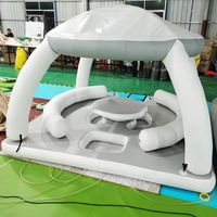 Parc aquatique gonflable en PVC sur mesure, abordable et robuste, adapté aux piscines familiales, aux fêtes aquatiques et aux bars.