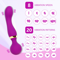 AV Kabelloser Wasserdichter Zauberstab-Vibrator Sexspielzeug für Klitoris- und Brustwarzen-Massage