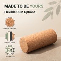 Roller Cork FX Ringan & Portabel untuk Pijat Jaringan Dalam, Pemulihan Otot, Pereda Nyeri Punggung, Yoga, Kebugaran, dan Terapi Fisik