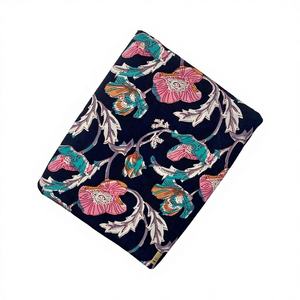 Vestido Mini Estilo Coreano Gótico con Cuello en V, Estampado Floral, Ligero, Impresión Digital, Formal, 100% Algodón, Hecho a Mano - Product Image 1