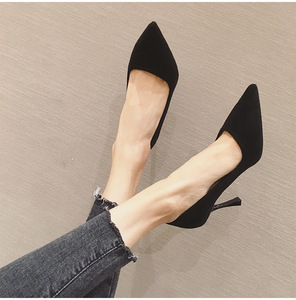 All-Season Summer Business Style High <b>Heels</b>. Elegant Genuine Leather Stiletto <b>Heel</b> Party Shoes for Stylish Events - Product Image 5