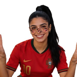Pegatinas Faciales de Fútbol para Clubes de Fans, Eventos Deportivos, Calcomanías Temporales de Tatuajes por Transferencia de Agua - Product Image 5