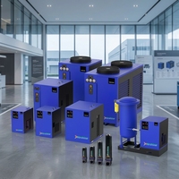 Sécheur d'air réfrigéré à haute efficacité pour compresseur d'air 10-350 HP, machine de séchage d'air comprimé avec échangeur de chaleur en cuivre