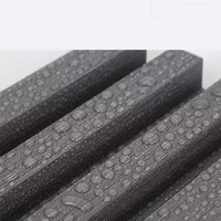 Panneaux muraux WPC modernes antistatiques et imperméables pour chambre et salon, design à lamelles cannelées, isolation thermique, style européen