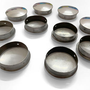 201 Bouchon décoratif moderne noir en acier inoxydable antistatique sans soudure pour couvercle de trou de tube, pour la construction et l'étanchéité des garde-corps - Product Image 4
