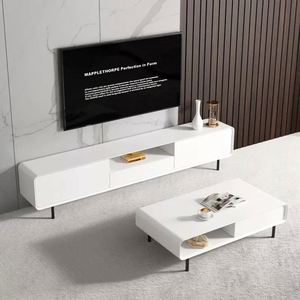 Mueble de <span class=keywords><strong>TV</strong></span> Moderno Personalizado en Oferta, Mueble de Almacenamiento con Patas de Hierro, Soporte para <span class=keywords><strong>TV</strong></span>, Venta al por Mayor - Product Image 5
