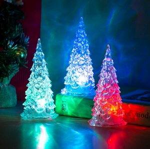 Cầu Vồng Ánh Sáng Ban Đêm Cây Giáng Sinh Với Nhấp Nháy Chức Năng Valentine Của Ngày Quà Tặng Cho Trang Trí Nội Thất - Product Image 2