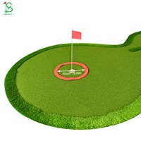 Círculo de Silicona para Práctica de Golf, Plegable, Ambidiestro, Resistente al Agua, Portátil, para Interiores y Exteriores