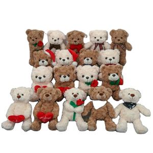 Je t'aime <span class=keywords><strong>coeur</strong></span> rouge <span class=keywords><strong>ours</strong></span> en peluche saint valentin cadeau de remise des diplômes jouet en peluche doux <span class=keywords><strong>avec</strong></span> remplissage en coton PP coussin d'oreiller confortable - Product Image 1