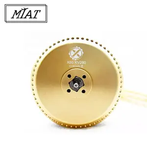 MIAT X60 KV280 KV130 6S 12S 5KG Loading DC Motor with 23inch propeller for multiaxis drone