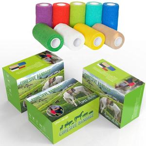 カスタム不織布ペット包帯アスレチックスポーツテープ自己粘着性獣医ラップ粘着性弾性包帯 - Product Image 2